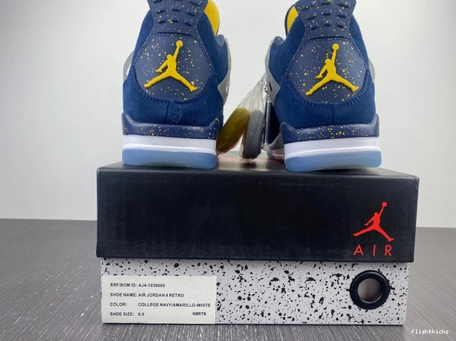 4 Michigan Jordan Air (PE) Retro AJ4-1036660 1209